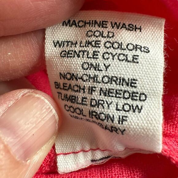 Adyson Parker Linen Blend Tiered Ruffle Sleeve Shift Babydoll Dress XL Boho - Picture 7 of 9